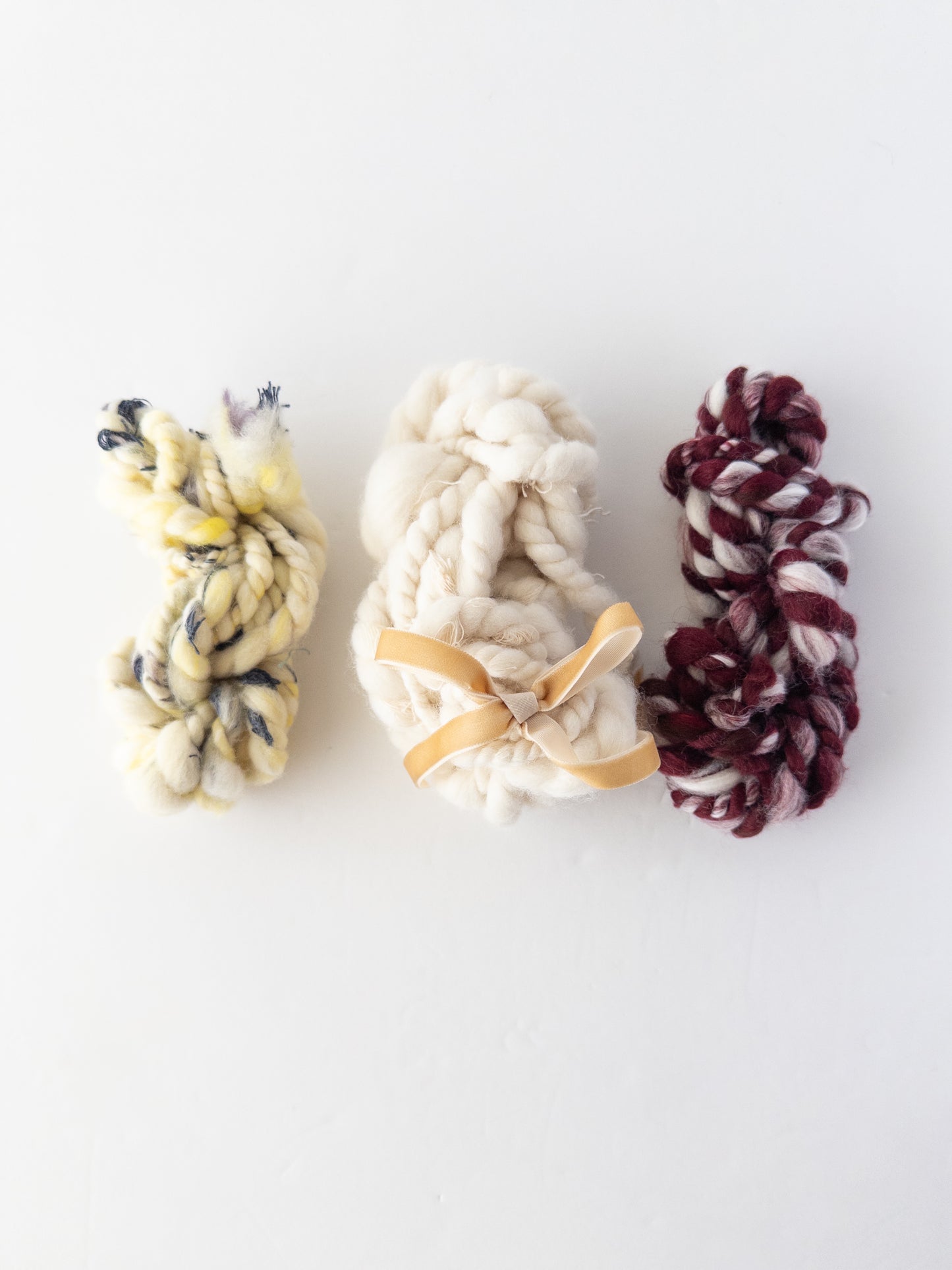 Sample Pack 5 handspun art yarn