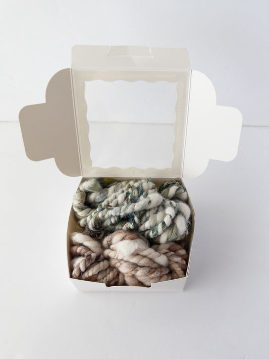 Sample pack 3 handspun art yarn