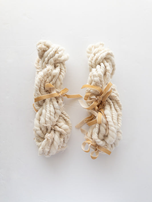 Coquette handspun scrap art yarn