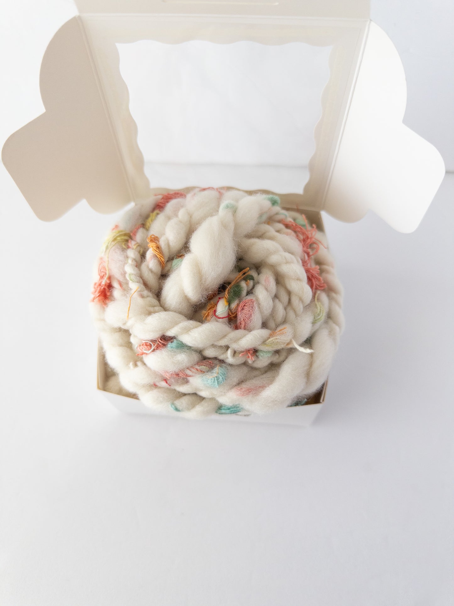 Funfetti Handspun scrap art yarn