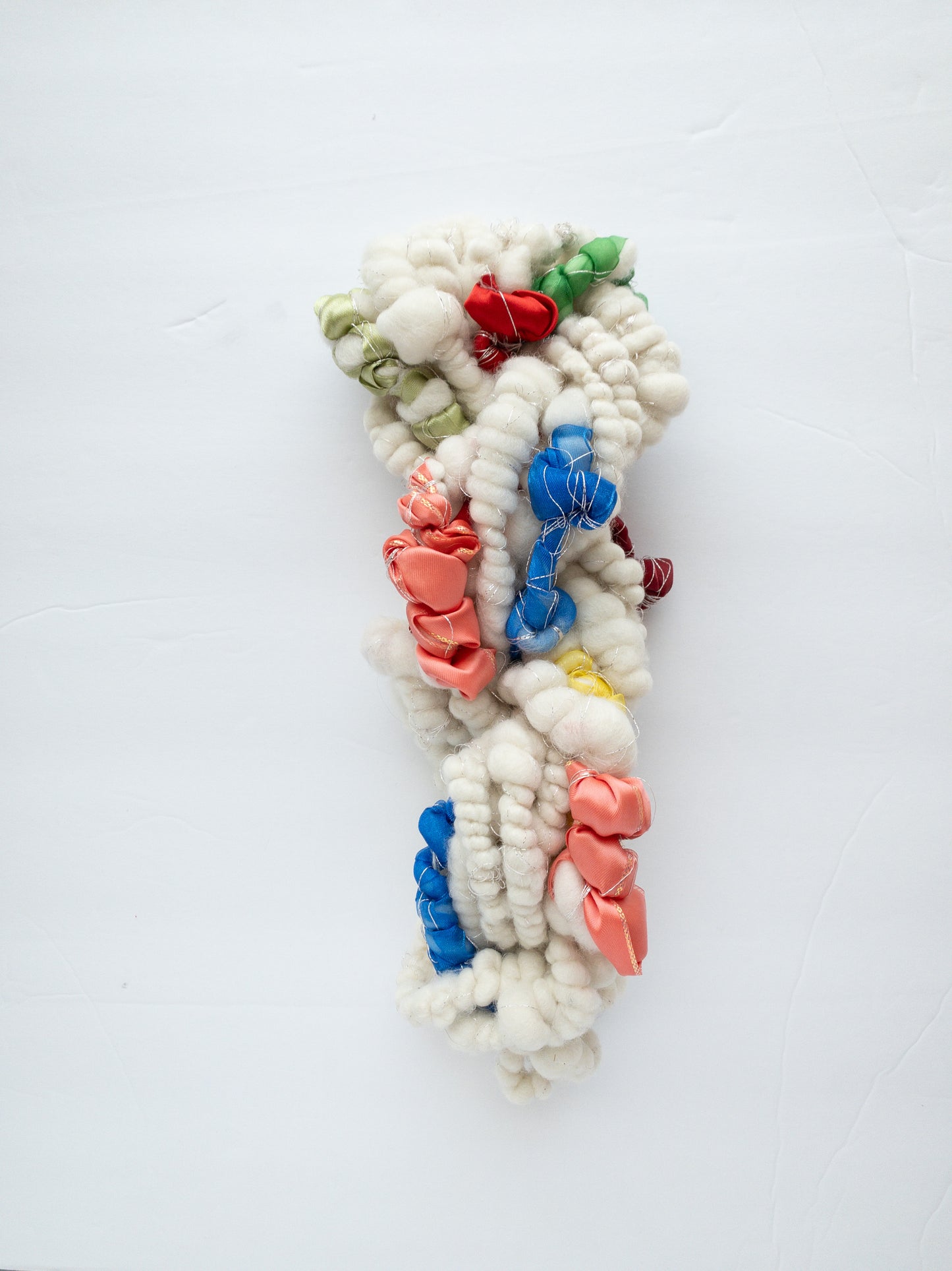 Rainbow handspun art yarn