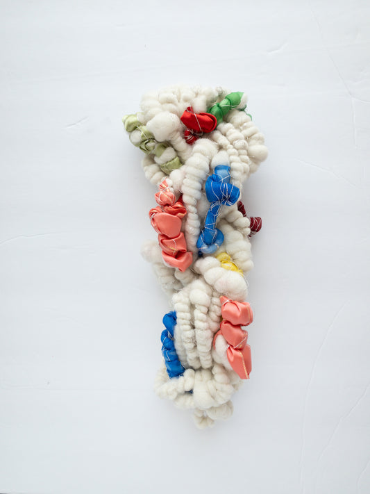 Rainbow handspun art yarn