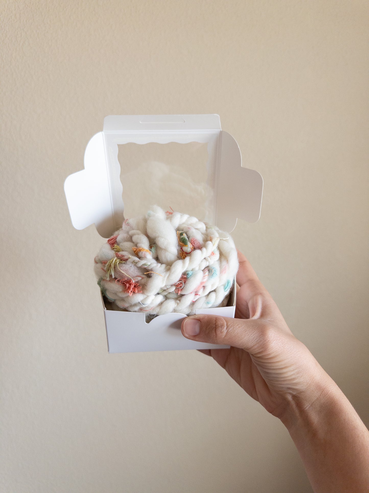 Funfetti Handspun scrap art yarn