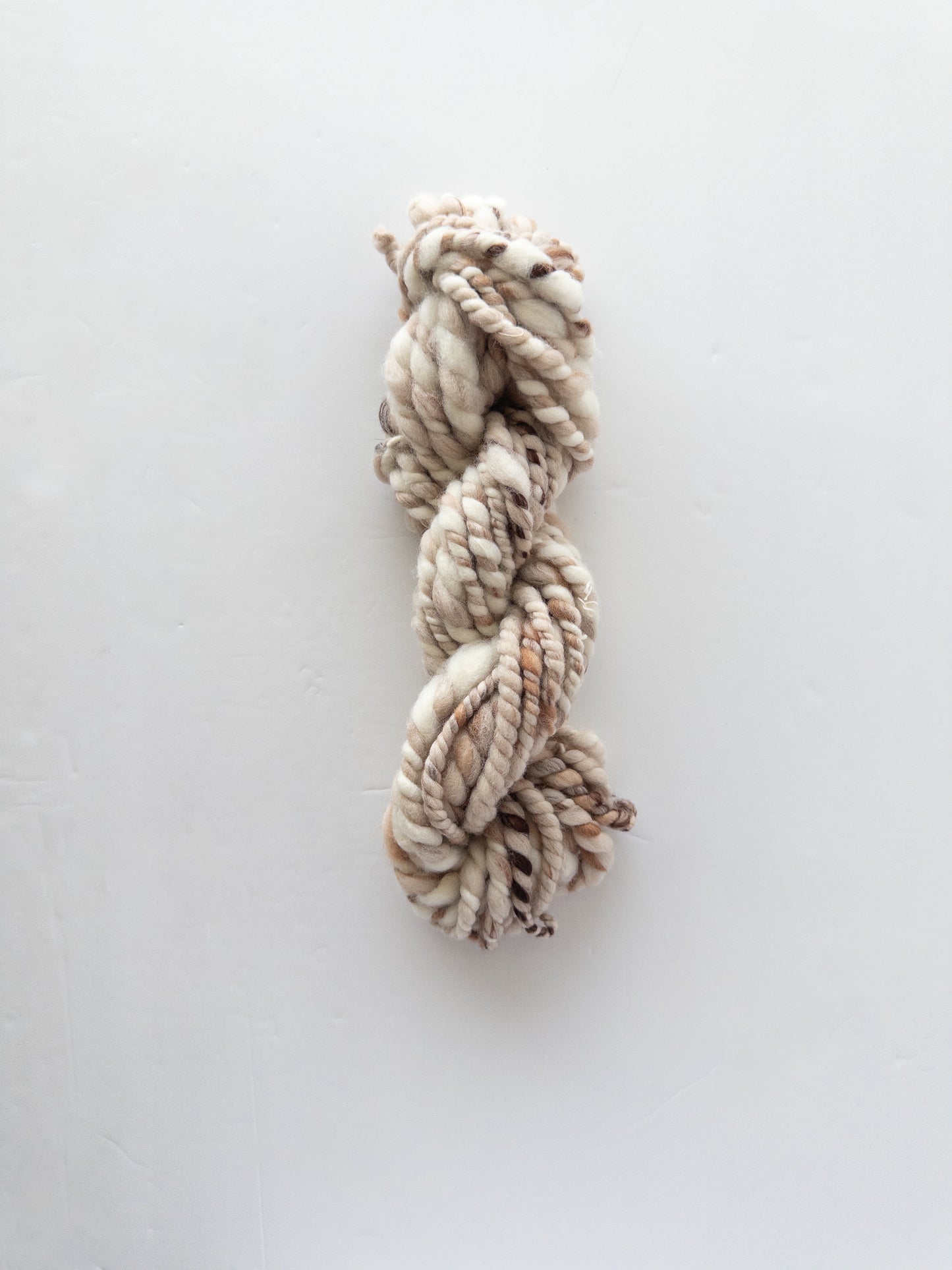 Frosted Cinnamon Rolls handspun art yarn