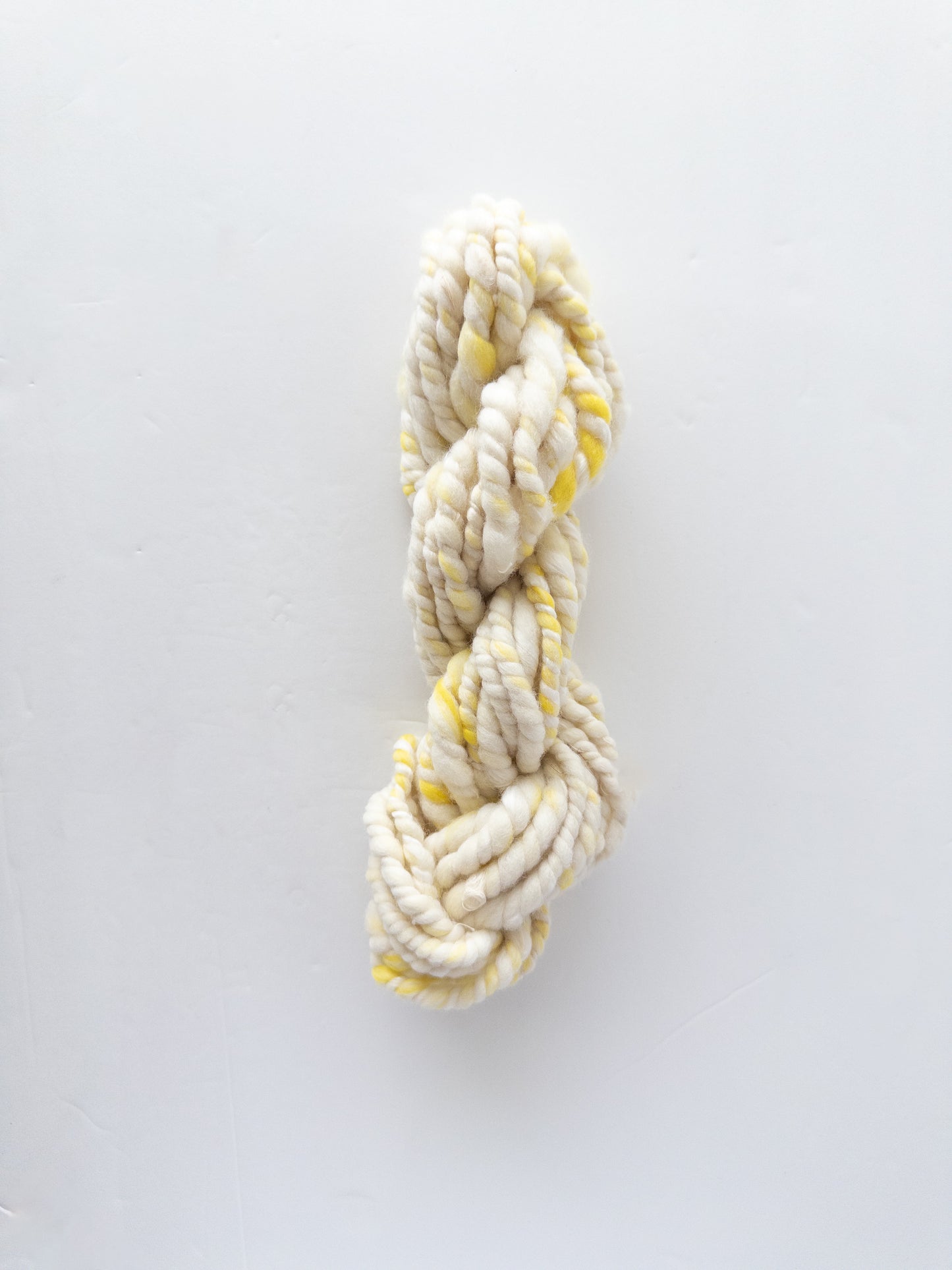 Lemon Crinkle Cookies Handspun Art yarn