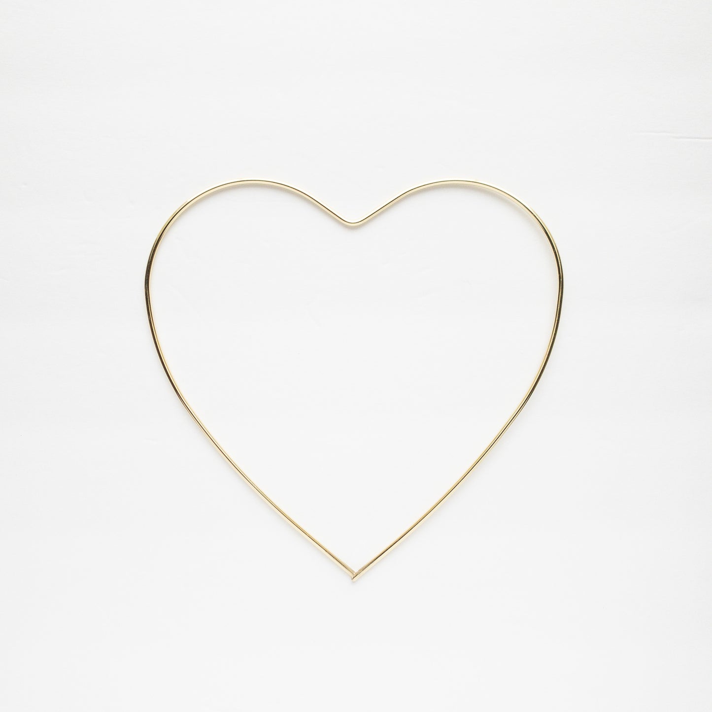 Destash / Gold Metal Heart frame