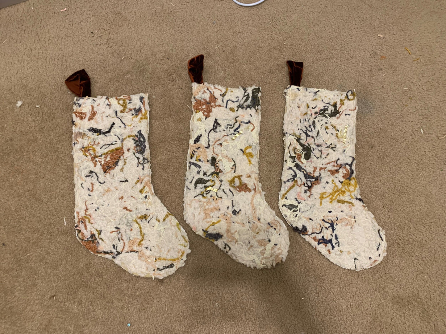 Marble Christmas Stocking