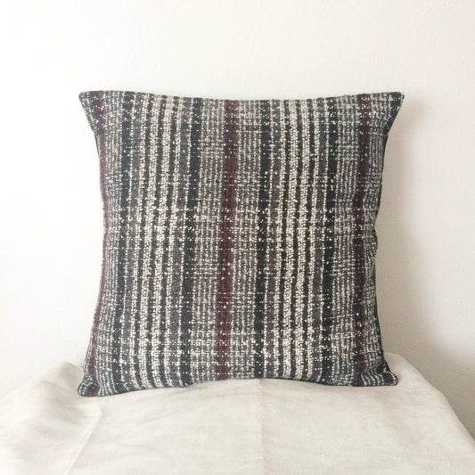 Plaid pillow cover