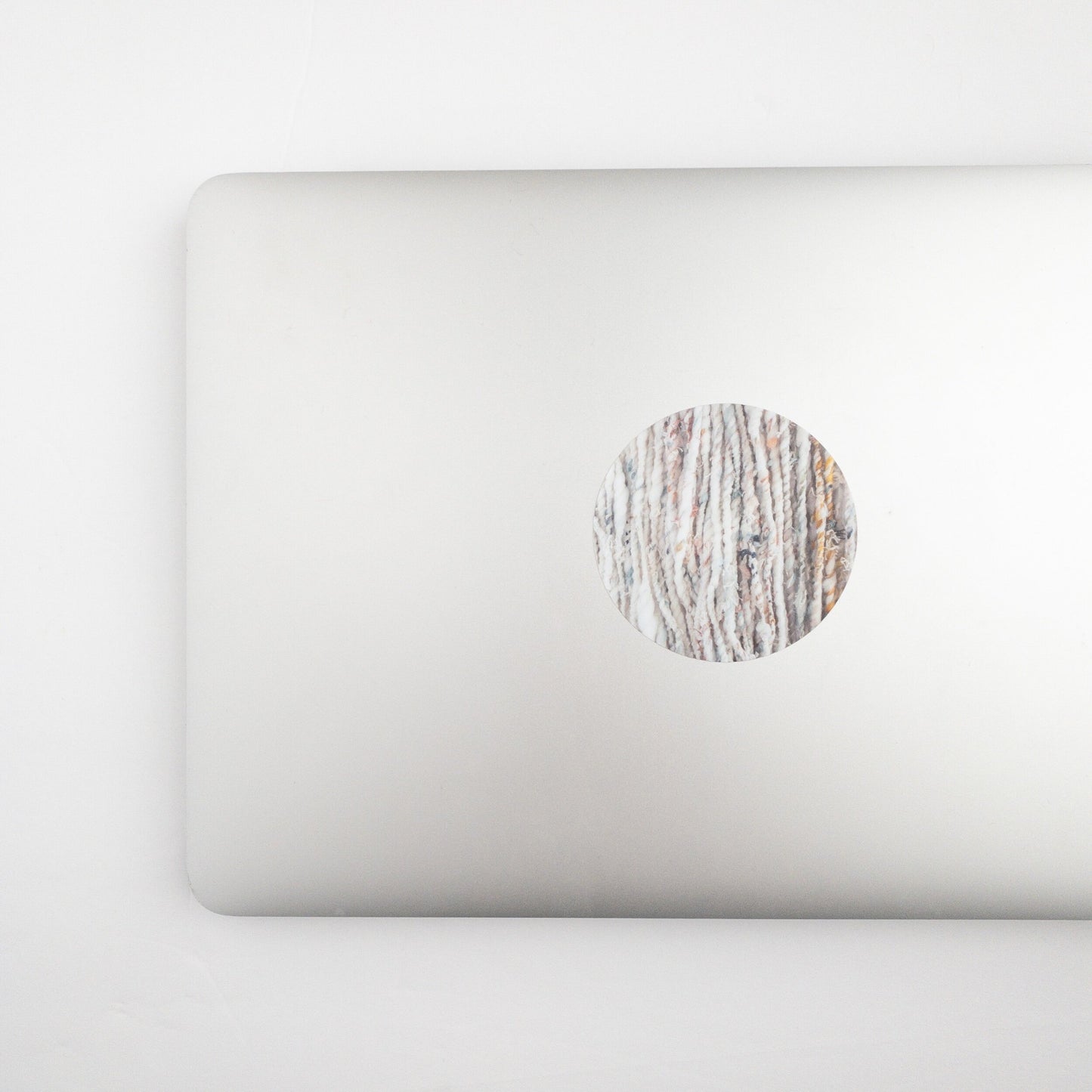 Vinyl Sticker: Handspun yarn