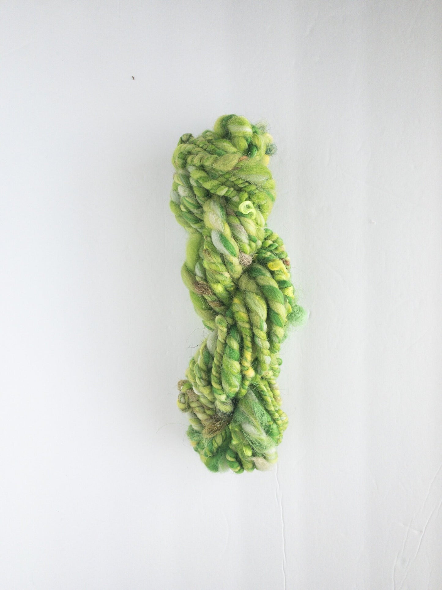 Grinch handspun art yarn