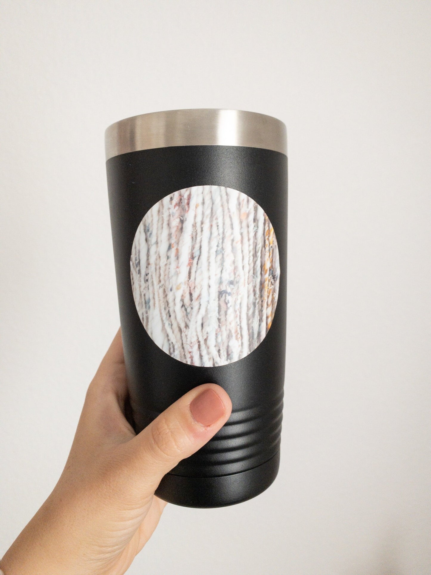 Vinyl Sticker: Handspun yarn