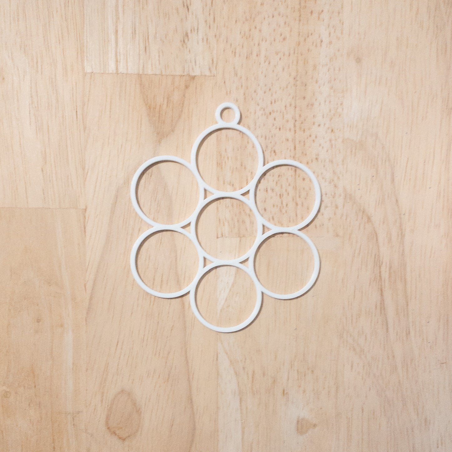 Daisy Flower Frame pom poms